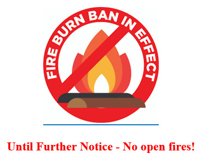 Fire Ban Issued July 2nd, 2021