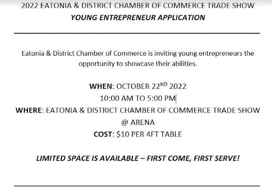 Young Entrepreneur Application for the Trade Show