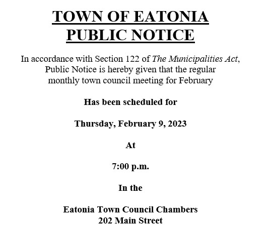 Council Meeting – February 9th, 2023