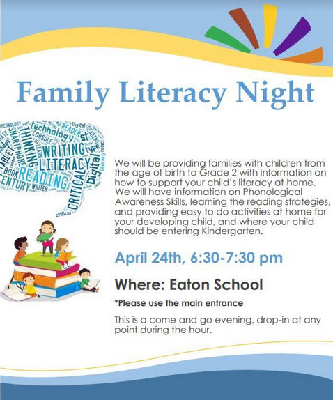 Family Literacy Night – April 24th, 2023