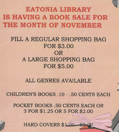 Library Book Sale – November