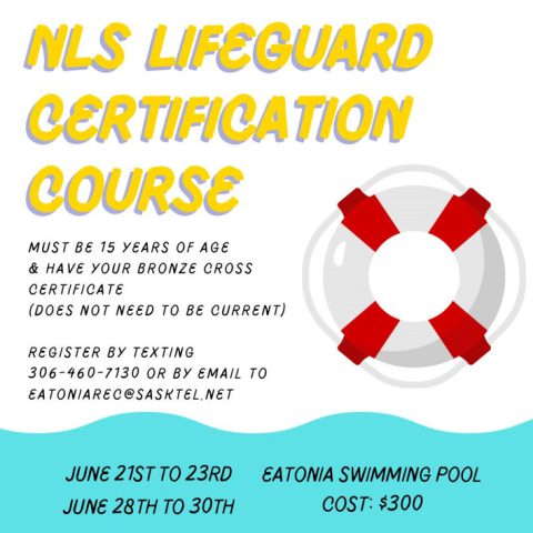Lifeguard Certification Course Town of Eatonia